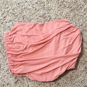 Pink Ruched Skirt